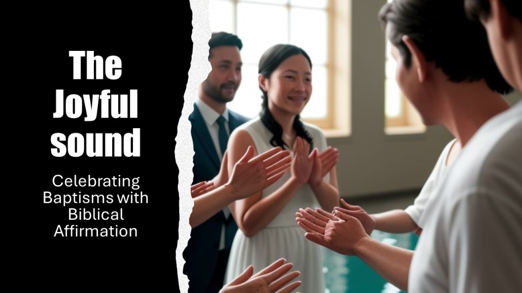 The Joyful Sound of Hand Clapping in Worship: Celebrating Baptisms with Biblical Affirmation